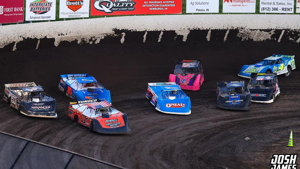 Tri-State Speedway (Haubstadt, IN) – DIRTcar Summer Nationals Hell Tour – July 5th, 2025. (Josh James Artwork)