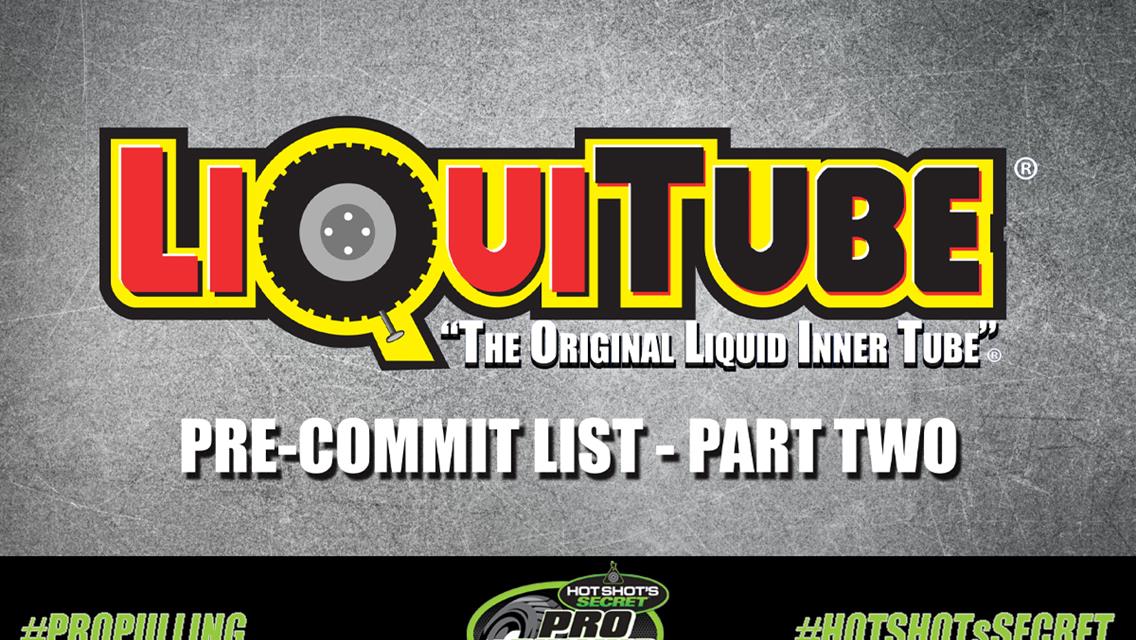 LiQuiTube Pre-Commitment List for Champions Tour Announced - Part Two