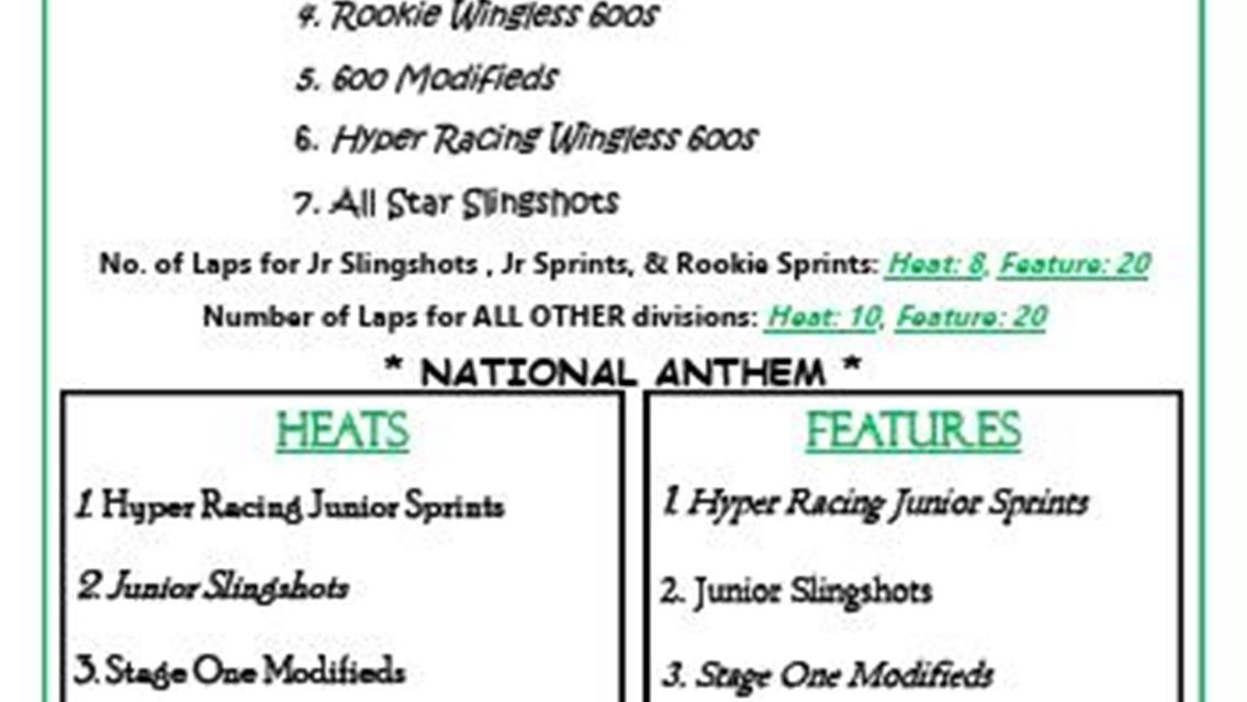05/17/25 All Divisions Racing!