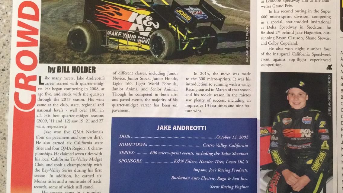 Sprint Car and Midget Magazine feature article
