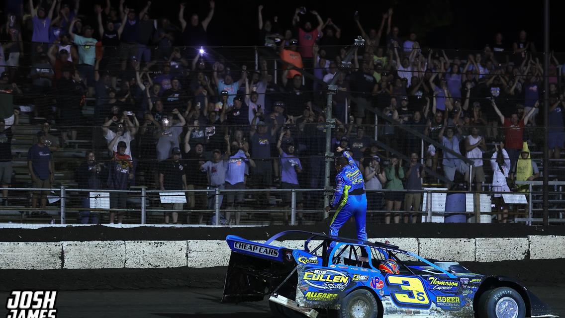 Fairbury Speedway (Fairbury, IL) – World of Outlaws Real American Beer Late Model Series – Prairie Dirt Classic – July 25th-26th, 2025. (Josh James Artwork)
