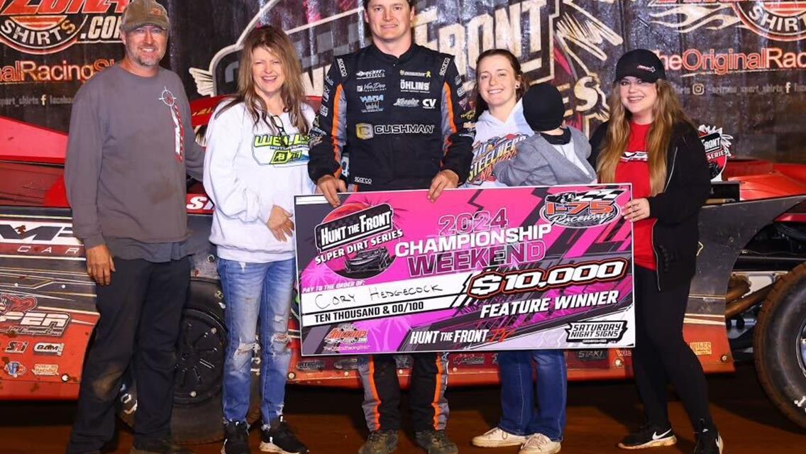 Cory Hedgecock claims $10,000 in first-career Hunt the Front Super Dirt Series victory