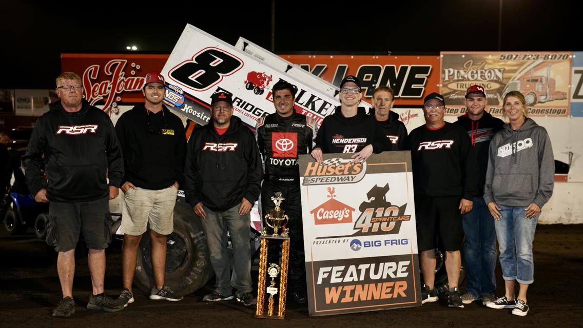 Reutzel and Henderson Earn Victories at Huset’s Speedway During Opening Round of The Bull Haulers Brawl Presented by Folkens Bros. Trucking