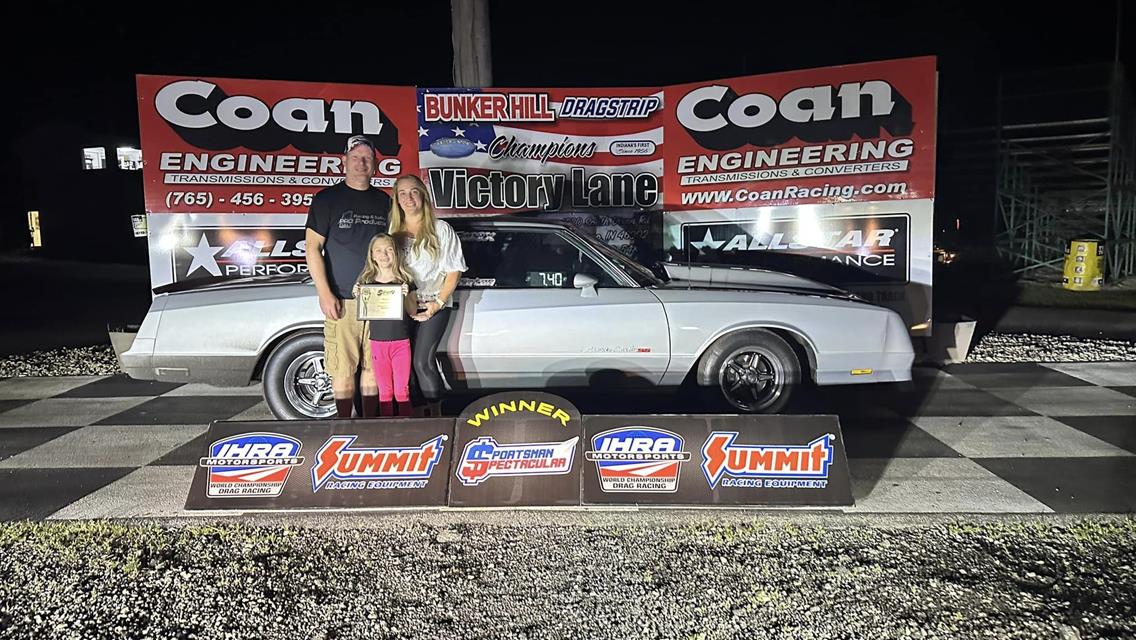 Gosnell Doubles Up With IHRA Sportsman Spectacular presented by Moser Victories at Bunker Hill Dragstrip