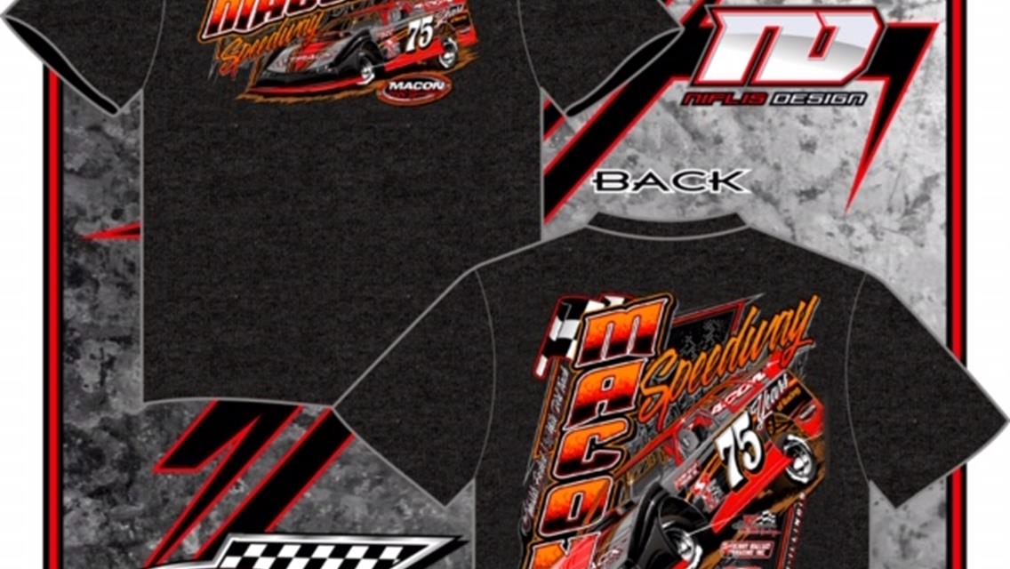 Special Edition 75th Season Macon Speedway T-Shirts On Sale