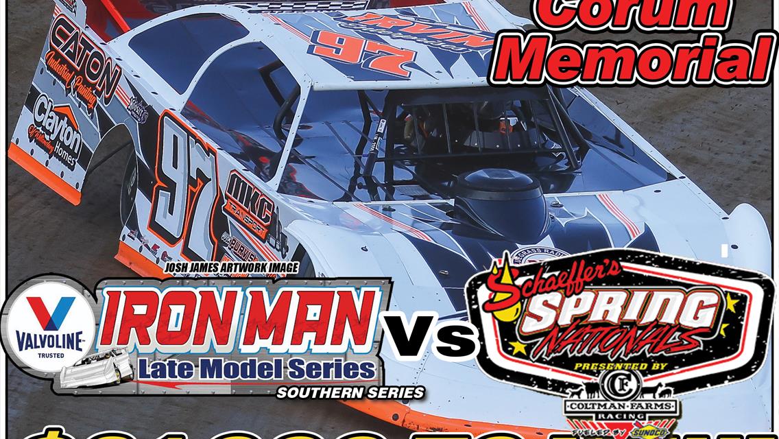 Valvoline Iron-Man Late Model Southern Series Set for $21,000 to win 3rd Annual Lil’ Bill Corum Memorial at Tazewell Speedway Monday July 3