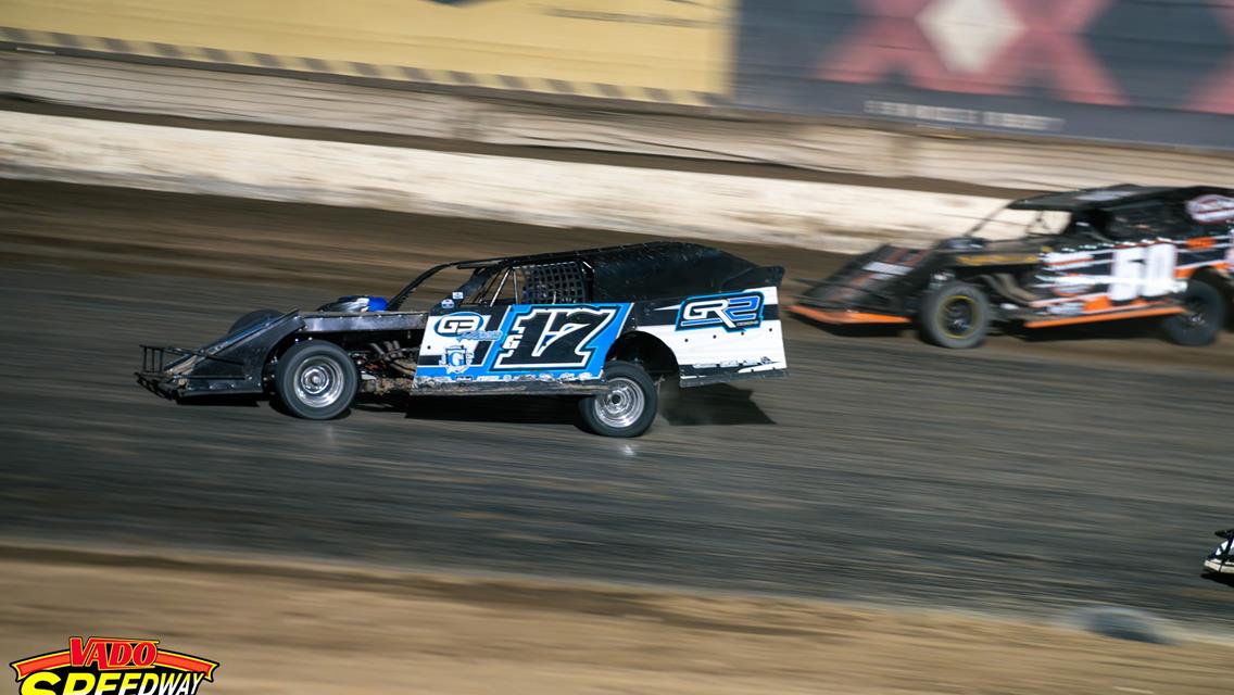 Jake and Peyton race at Vado Speedway Park over Labor Day weekend