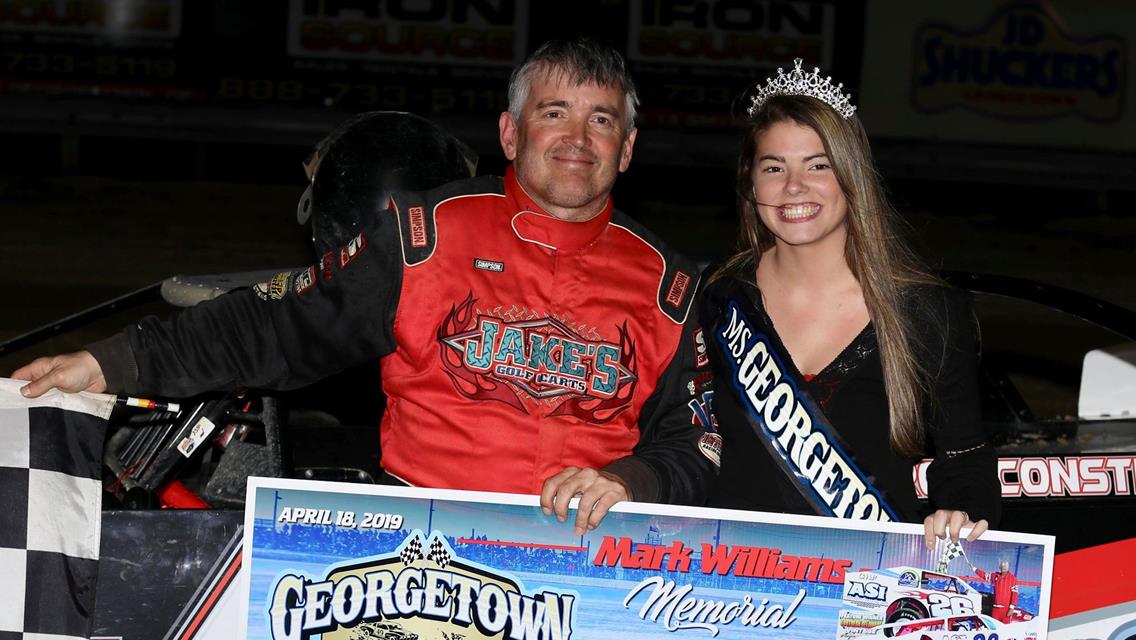 Jason Covert Takes First Delaware Super Late Model Win; Max Blair Tops 50-Car RUSH Late Model Field Thursday at Georgetown