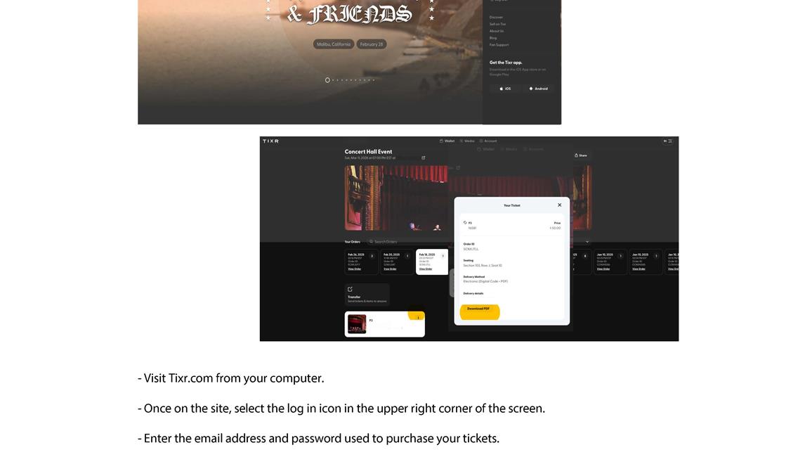Tixr User Ease FanGuide