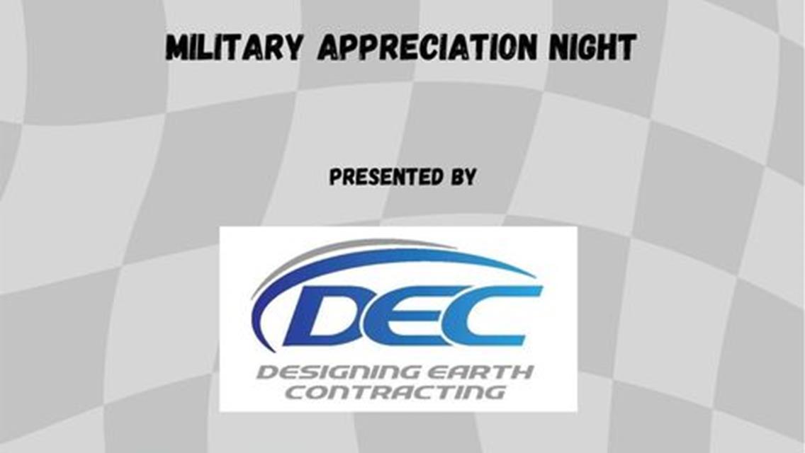 Join us this Friday night for Military Appreciation Night