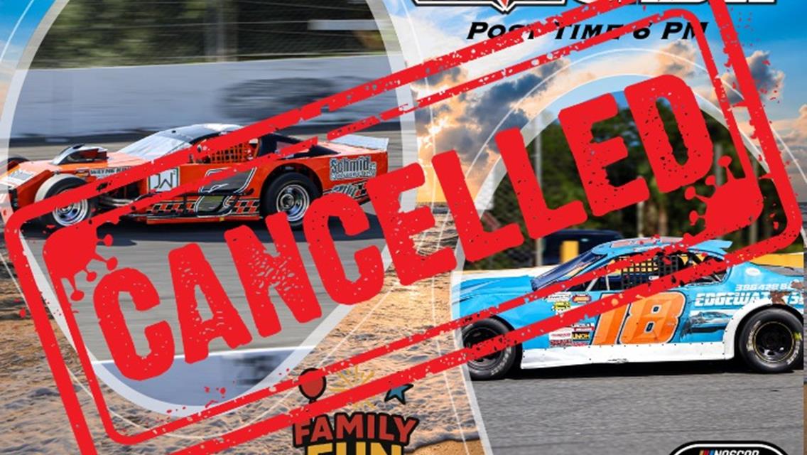 Races Cancelled due to Weather for 6/28/2025 Family Fun Night