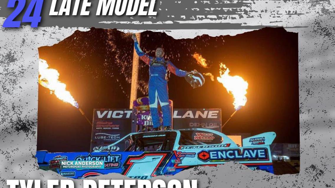 PETERSON PUSHES THROUGH; SNAGS BACK-TO-BACK WISSOTA LATE MODEL NATIONAL TITLES