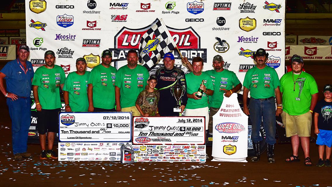 Owens Wins His 3rd CMH Diamond Nationals at Lucas Oil Speedway