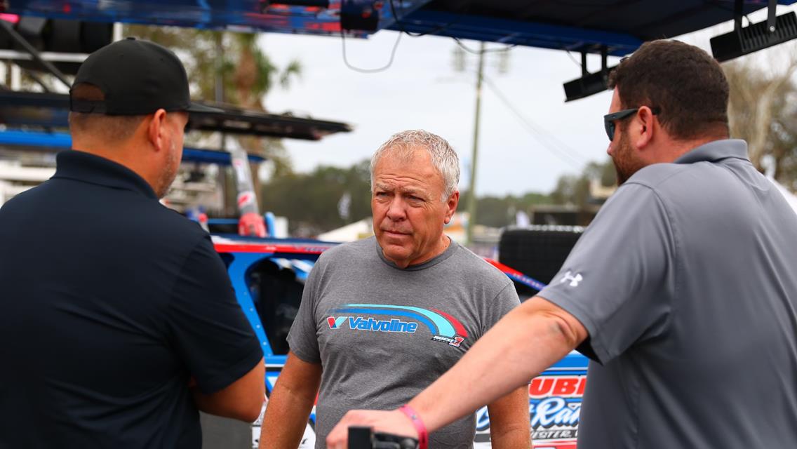 Volusia Speedway Park (Barberville, FL) – DIRTcar Nationals – February 10th-15th, 2025. (Josh James Artwork)