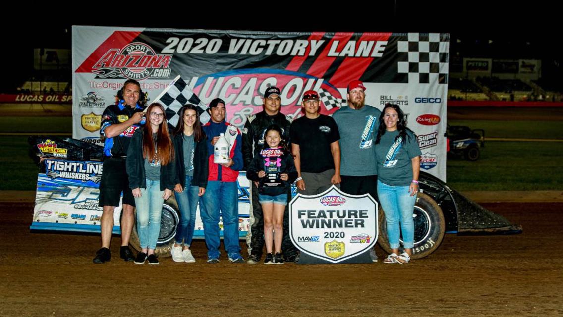 Fennewald earns dramatic ULMA Late Model victory in Lucas Oil Speedway headliner