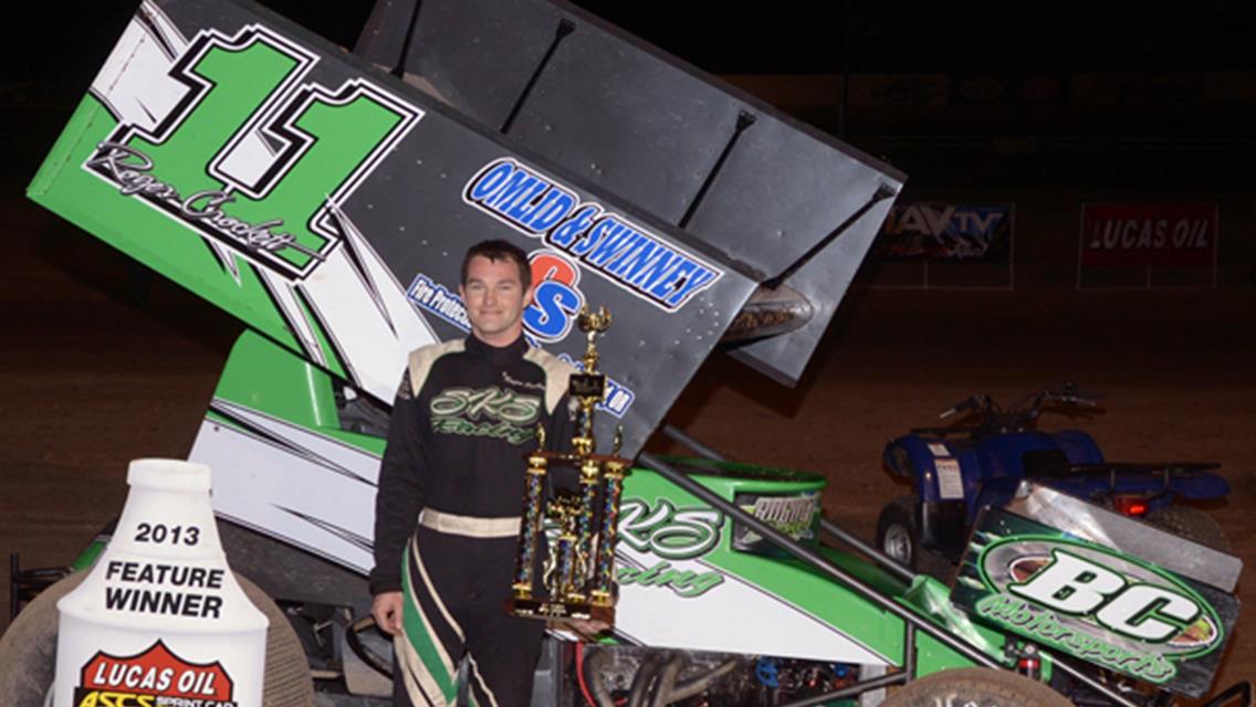 Crockett capitalizes on traffic for ASCS Victory
