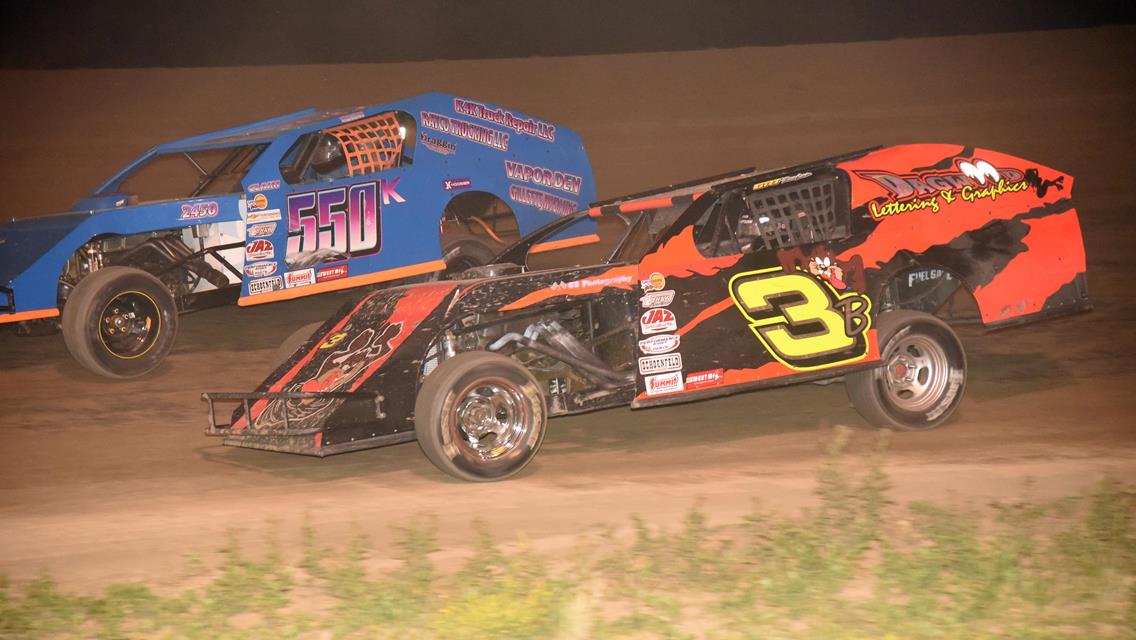 Congrats to last nights winners for the Wissota Midwest Mod Border Clash and IMCA Modified .38 Special Events!