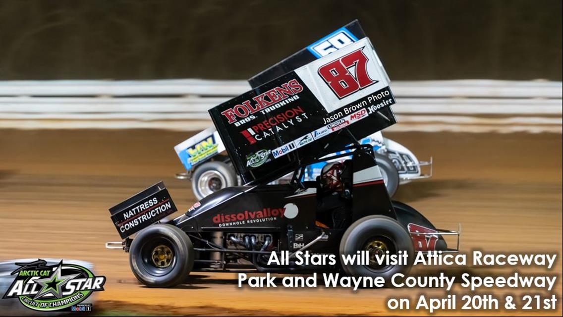 Arctic Cat All Star Circuit of Champions presented by Mobil 1 will visit Attica and Wayne County for first Ohio dates of 2018