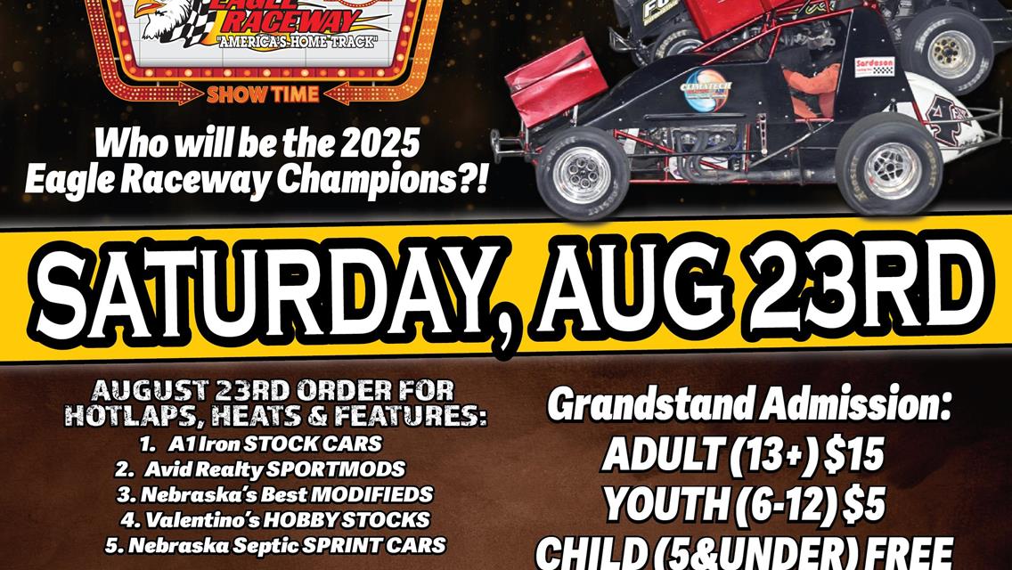 CURTAIN CALL CHAMPIONSHIP NIGHT presented by Avid Realty, Empire Fence, S&amp;L Trenching &amp; Nebraska Septic