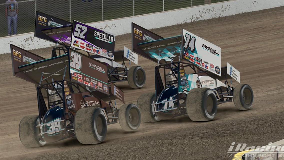 Swindell SpeedLab eSports Team Nets Two Top 10s During World of Outlaws iRacing Event at Volusia Speedway Park