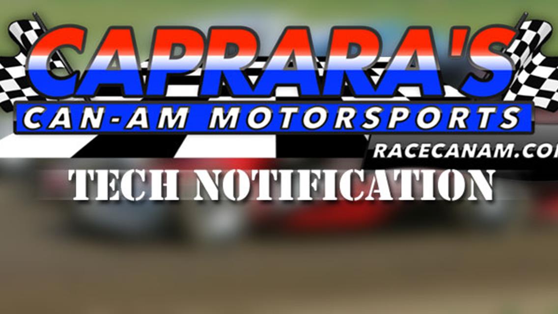Update: Sportsman Track Gear Rule Announced