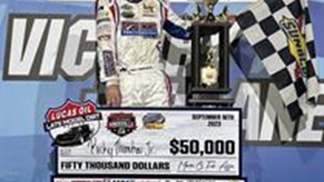 Ricky Thornton Jr. Makes it a Clean Sweep with $50,000 Late Model Nationals Crown!