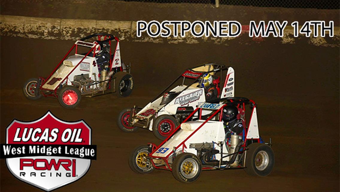 Tulsa Raceway Park Postponed for POWRi West