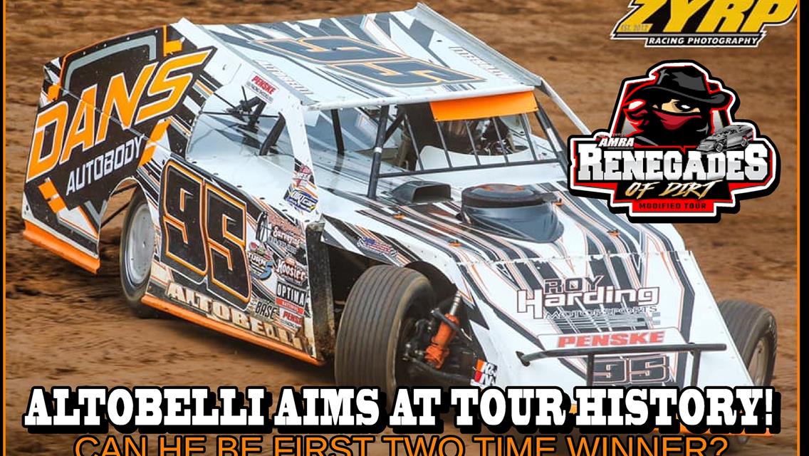 2019 Champion Michael Altobelli Aims To Be First Ever Two Time Renegade of Dirt Champion!