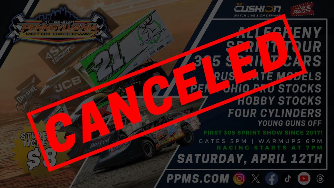 Racing Canceled for Saturday, Easter Fun Set for Sunday
