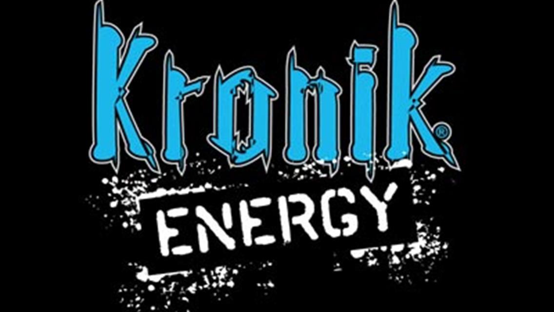 Kronik Energy Drink signs on to present &quot;Double Funk Crunch&quot; concert after Thursday night Gold Cup race of champions in Chico