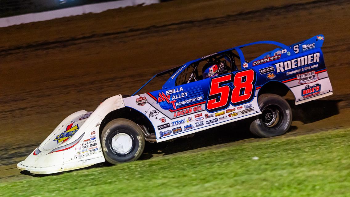 34 Raceway (West Burlington, IA) – Lucas Oil Late Model Dirt Series – July 10th, 2025. (Heath Lawson Photo)