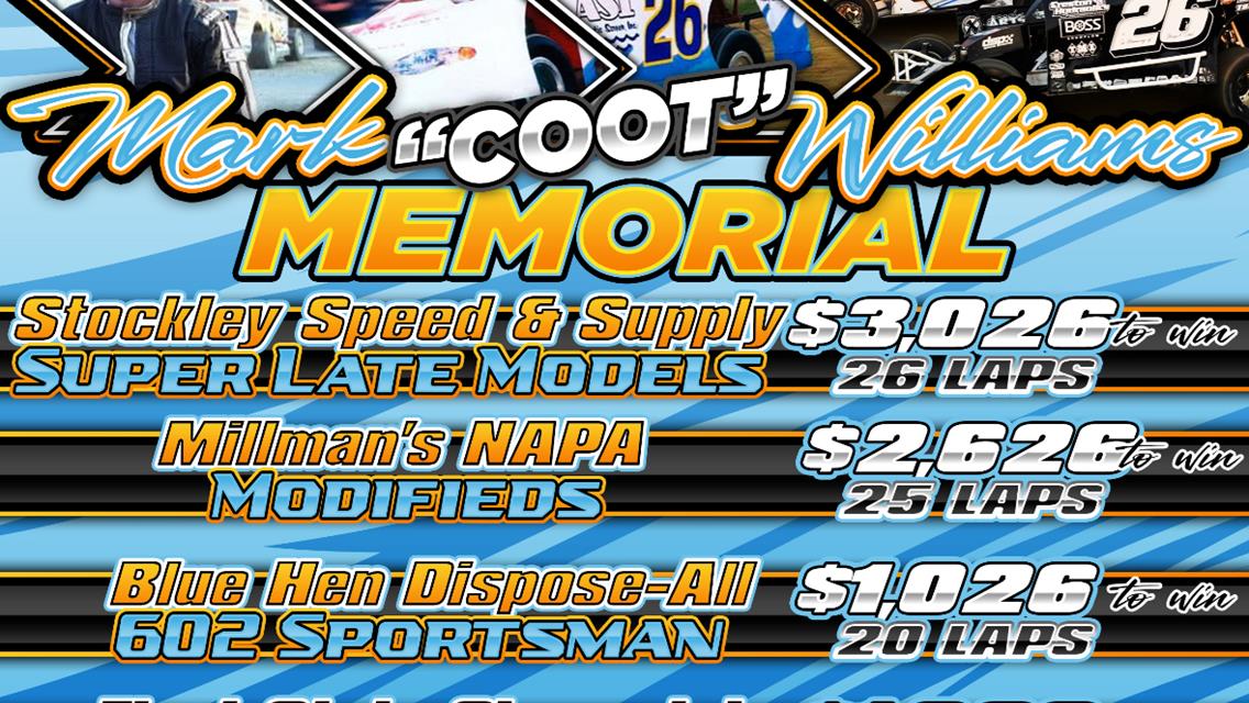 Georgetown Speedway Roars to Life with the Mark “Coot” Williams Memorial!