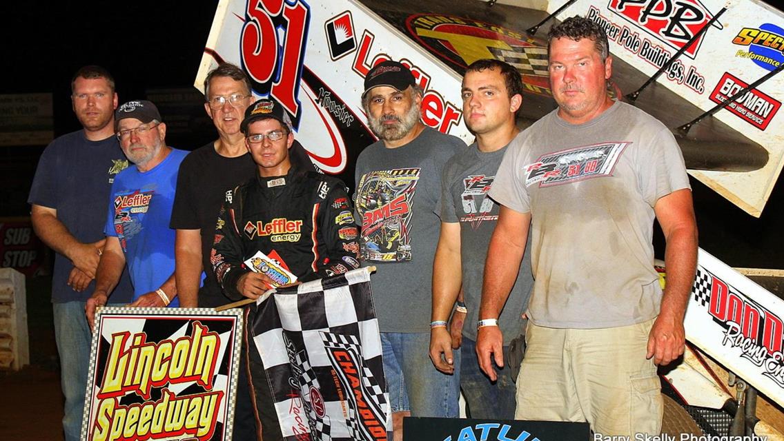 FREDDIE RAHMER PICKS UP THIRD 410 SPRINT FEATURE WIN OF THE SEASON AT LINCOLN