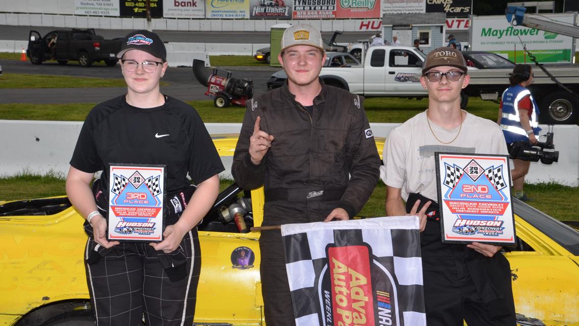 Thibodeau Celebrates First Sportsman Modified Victory