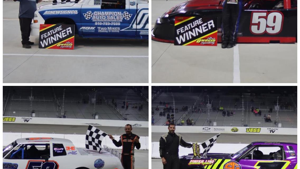 Familiar Faces and Cars Grace Victory Lane at Owosso Speedway