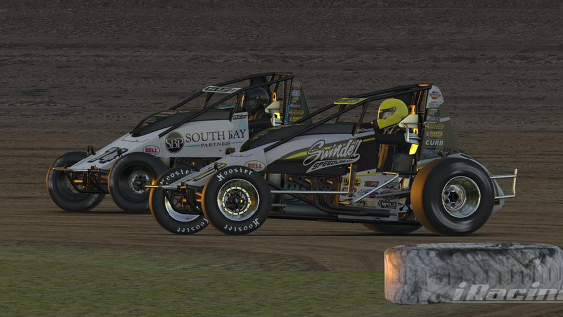 Cole Cabre Guides Swindell SpeedLab eSports Team to Podium During USAC iRacing Event at Limaland