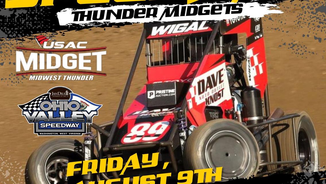 MIDWEST THUNDER MIDGETS INVADE THE VALLEY