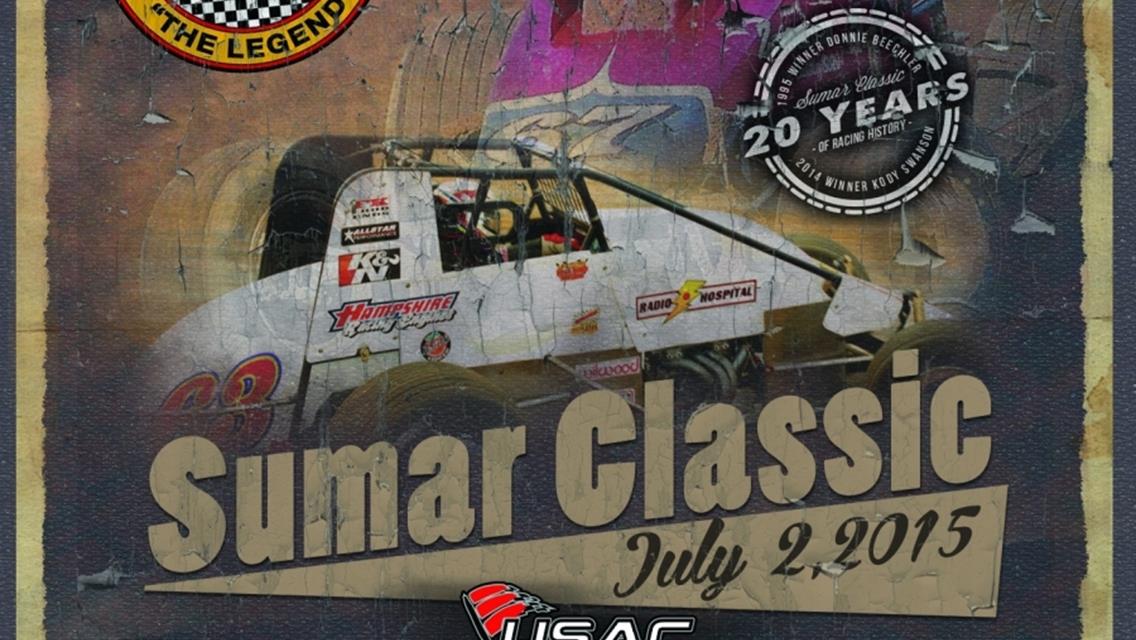 Sumar Classic July 2 at Terre Haute; Santos wins &quot;Casey&#39;s General Stores 100&quot; at Iowa