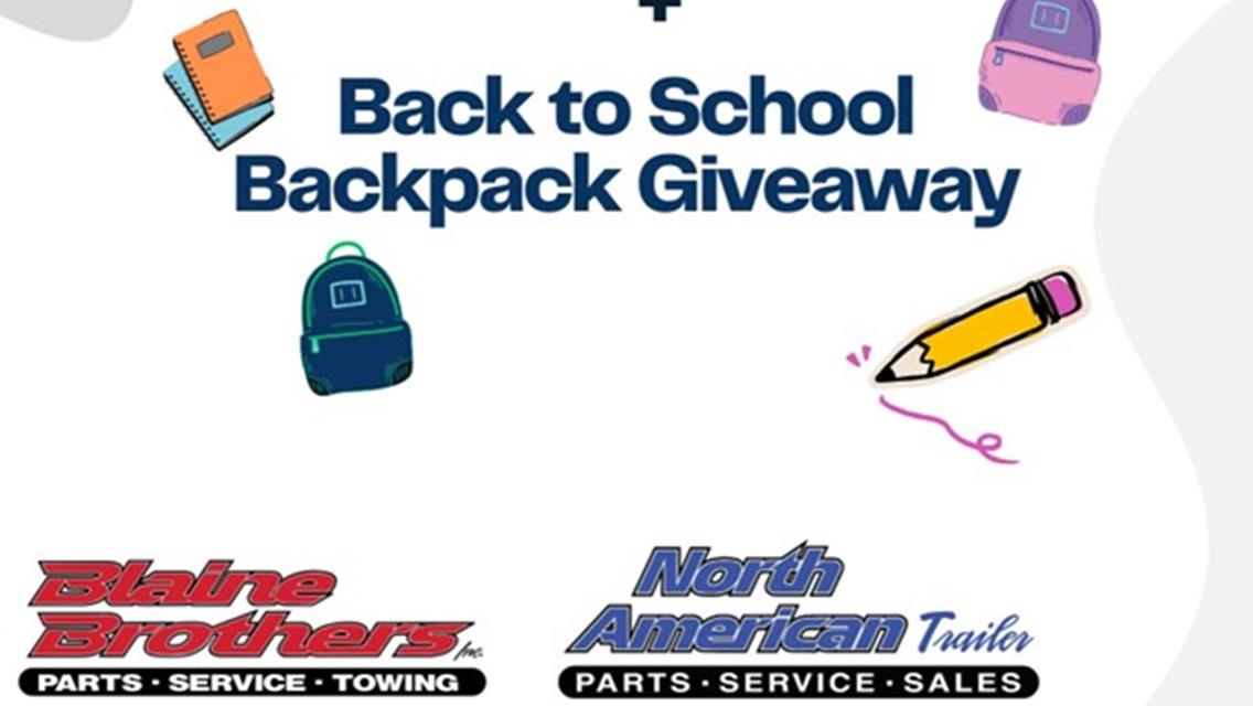 This Friday, August 9th-Gen X Late Model Special $1,000 to WIN + Back to School Giveaway