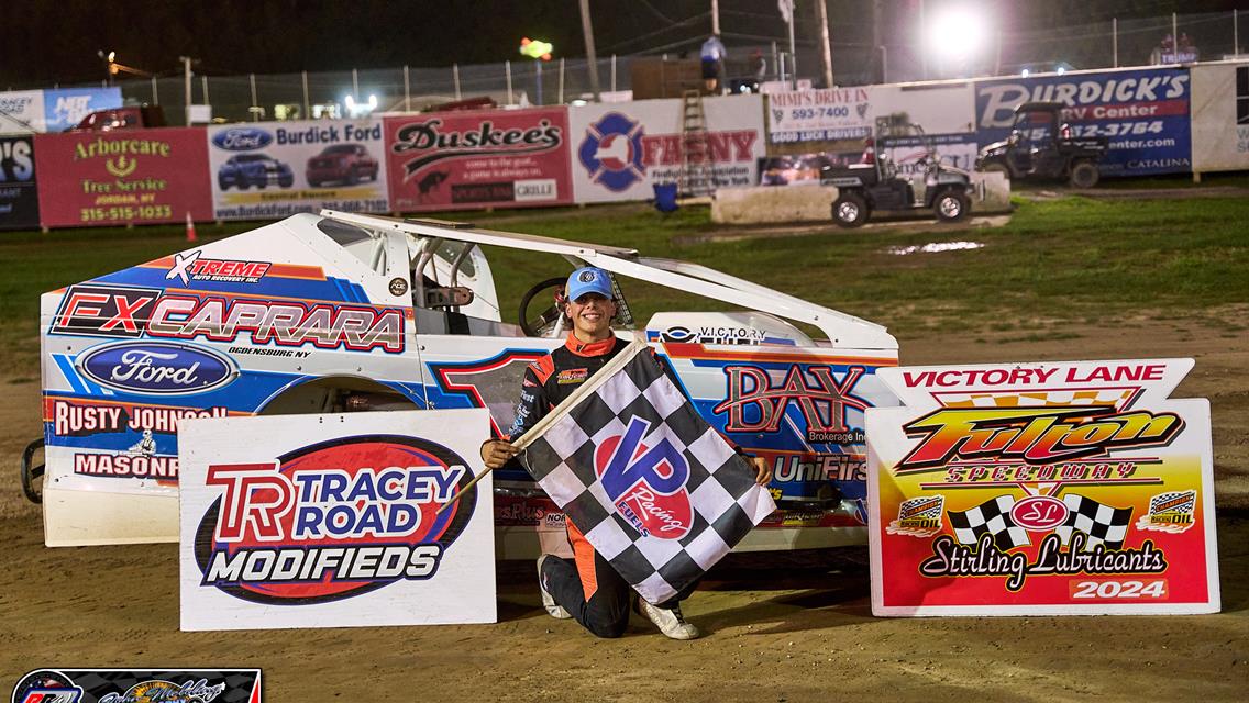 Matt Caprara Captures First Career Fulton Modified Feature