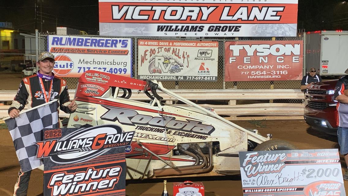 Photo Finish! Bright Bests Danner by .030 For Williams Grove Victory