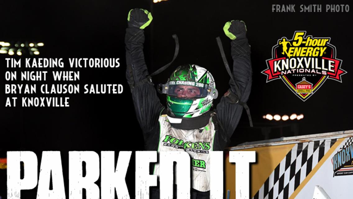Tim Kaeding Takes Knoxville Nationals by Storm on Night 2