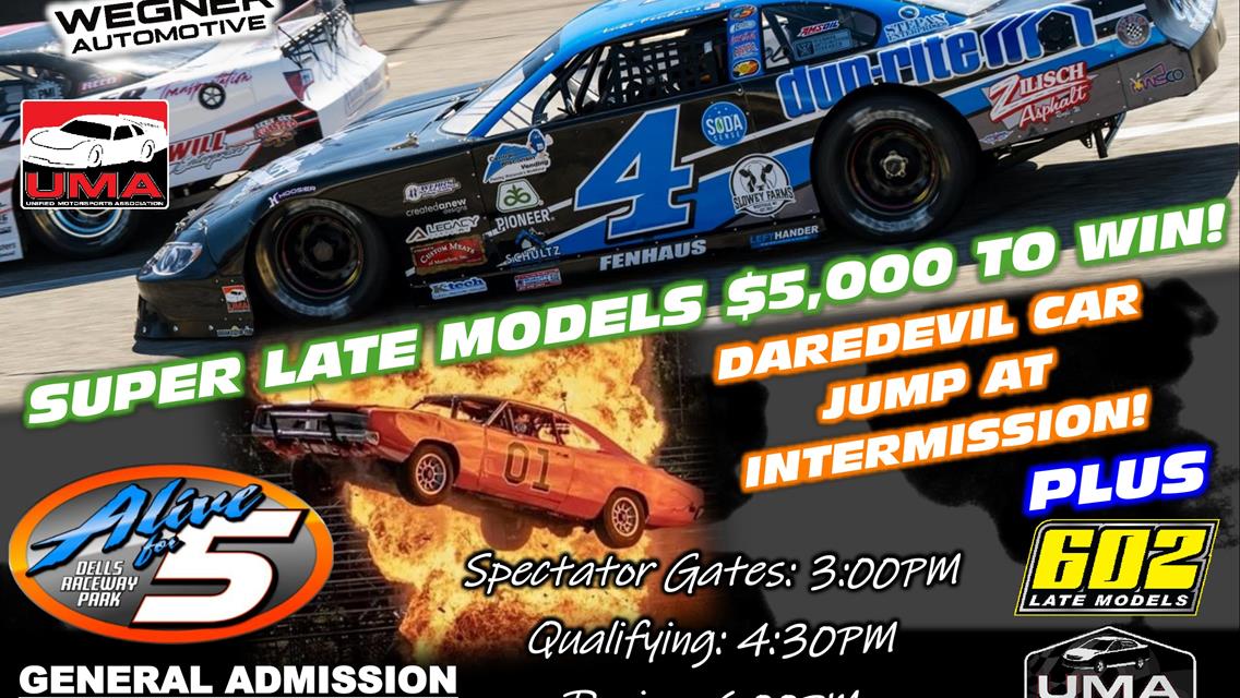 ALIVE FOR 5 SERIES RETURNS JUNE 29TH FOR DAIRYLAND 100