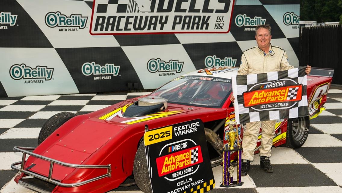MIKE SANDHOLM SCORES NASCAR REGIONAL MOD WIN AT DRP
