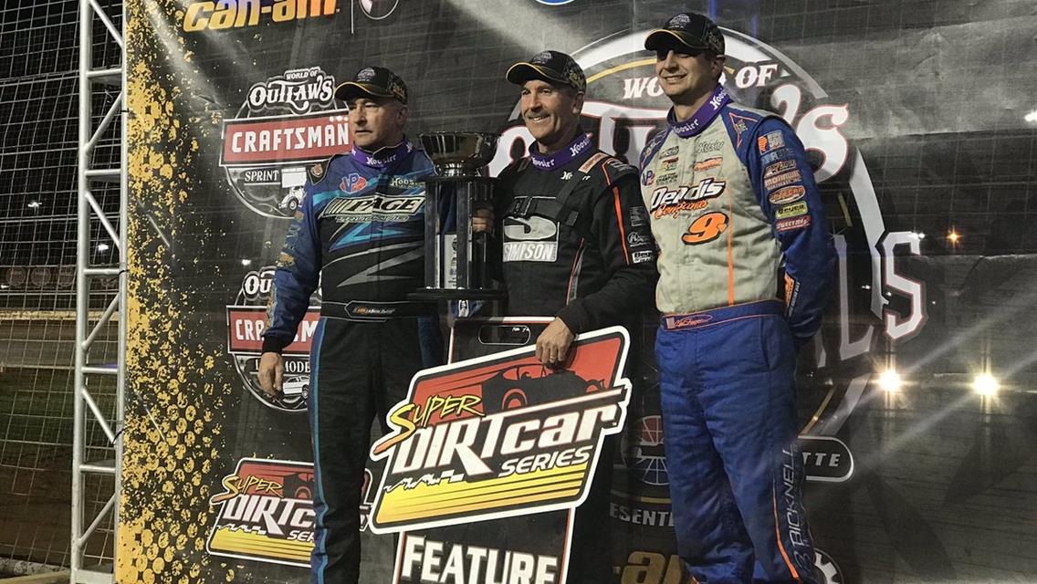 Fuller tops Super DIRTcar Series finale as Matt Sheppard celebrates championship