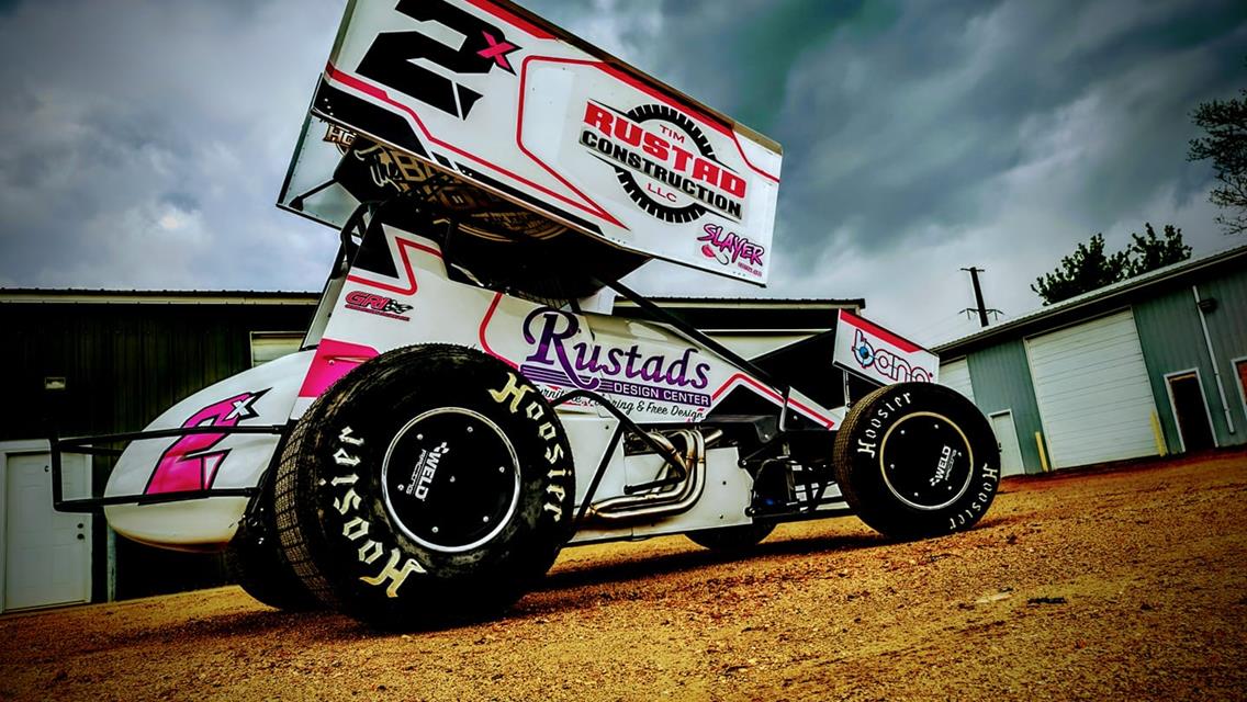 Rustad Positive After First Sprint Car Start in Four Years