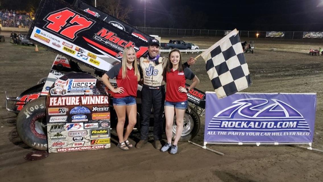 Dale Howard charges to USCS Sprint Speedweek Round #2 win at Riverside