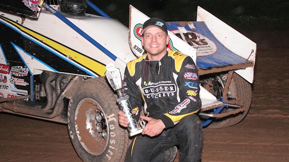 BALOG ‘FOUR’TUNATE IN HIS EFFORTS TO EXTEND STREAK. TAKES BUMPER TO BUMPER IRA SPRINT VICTORY AT OSHKOSH