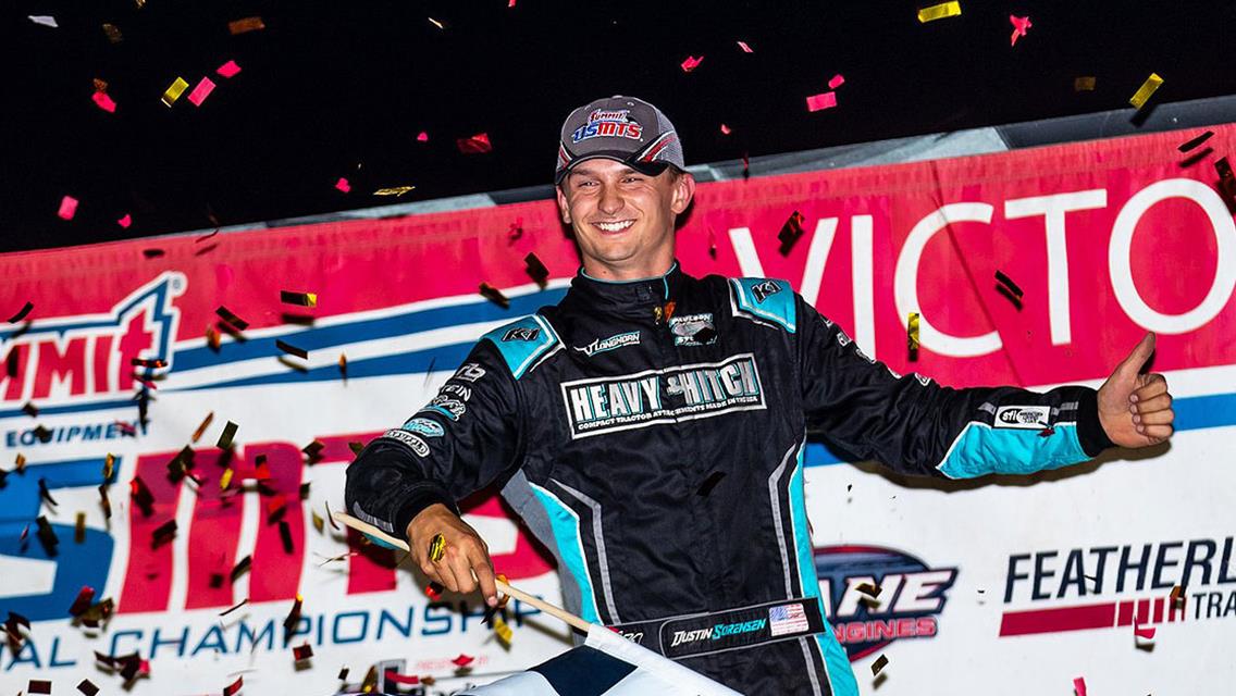 Sorensen thwarts Chisholm&#39;s challenge at Deer Creek Speedway