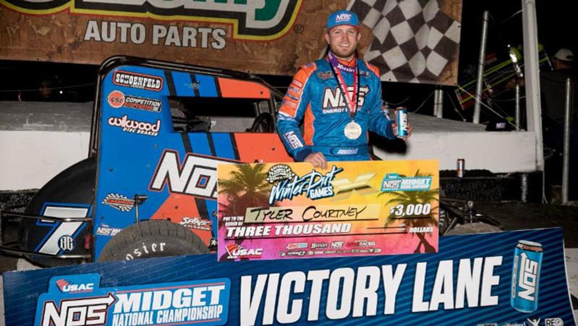 Courtney claims Winter Dirt Games opener